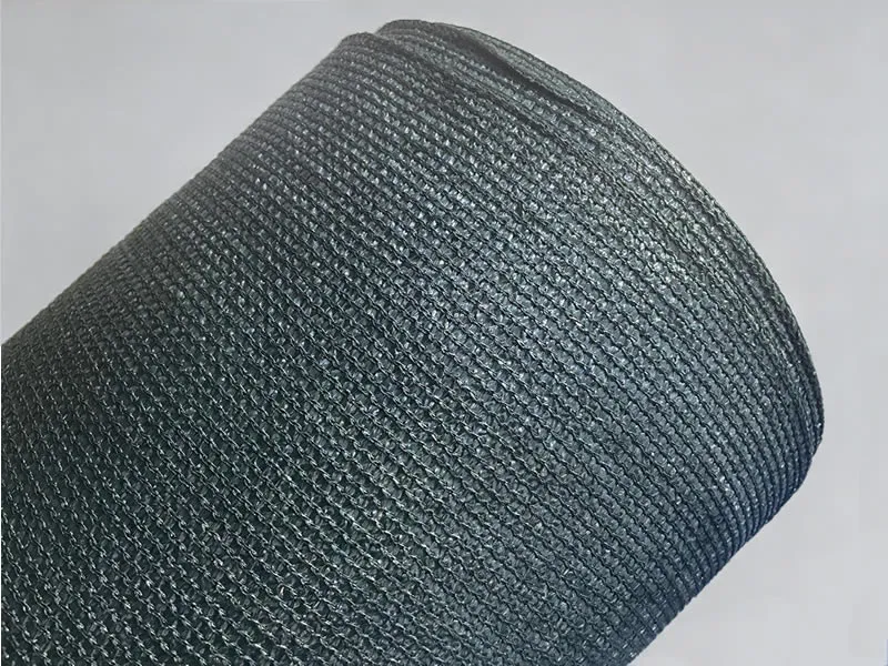 Rollo de red de sombreo de HDPE verde oscuro