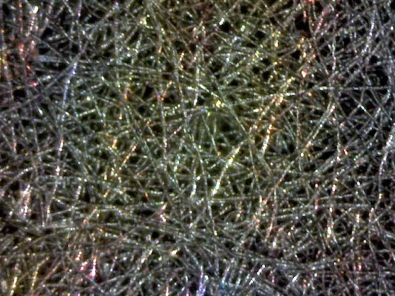 Nahaufnahme von gesintertem Metallfaservlies